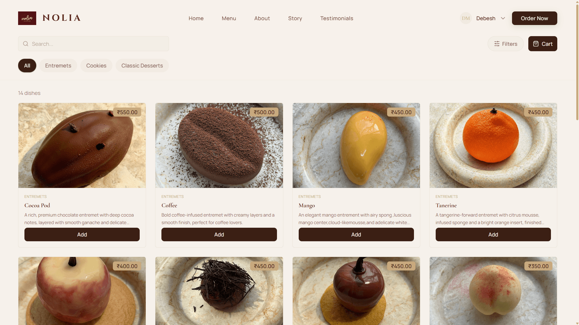Online Ordering Storefront